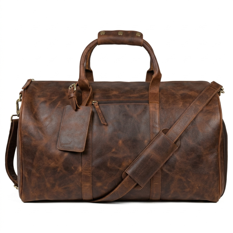 Leather Duffel Bag