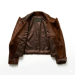 pony hair-on cowhide leather jacket