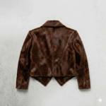 pony hair-on cowhide leather jacket